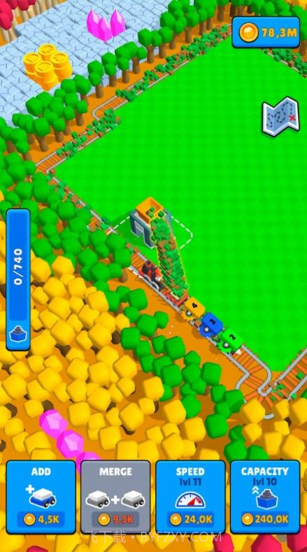 火车矿工闲置铁路截图2