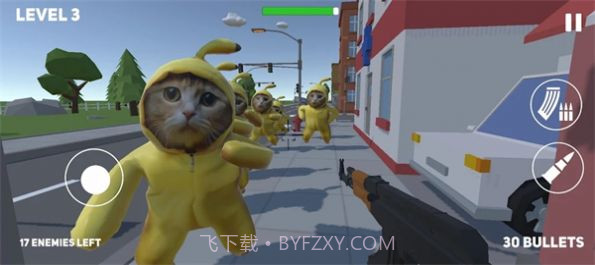 快乐香蕉猫射手攻击截图1