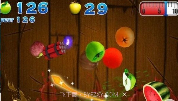 水果斜切截图2 水果斜切截图2