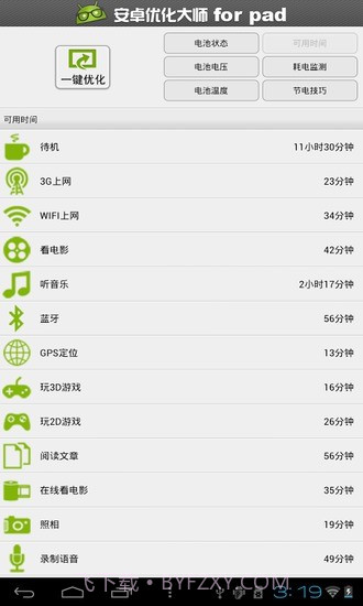 安卓优化大师HD截图4