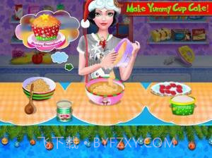 圣诞节甜品蛋糕制作截图3