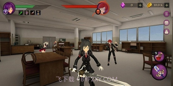 动漫高中僵尸去广告截图1