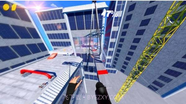 屋顶奔跑忍者截图2