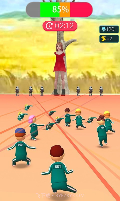 鱿鱼淘汰赛模拟器截图1