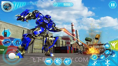 警察机器人汽车模拟截图4