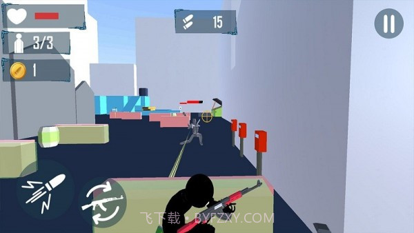 火柴人战场射击英雄截图1