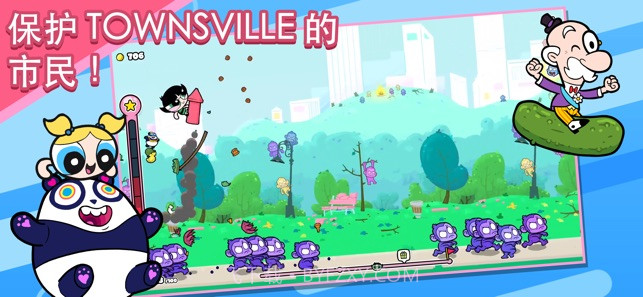 Powerpuff Girls Monkey Mania手游截图3