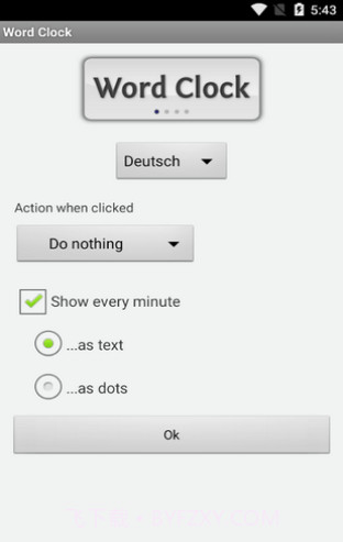 文字云时钟截图3