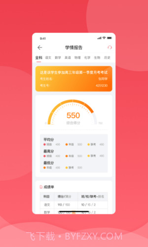 七天学堂查分截图1