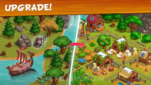 北龙岛建造维京人农场中文版截图4 北龙岛建造维京人农场中文版截图4