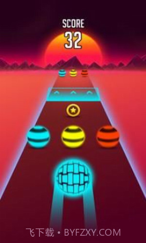霓虹色球道跑截图1 霓虹色球道跑截图1