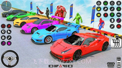 巨型坡道汽车特技2023截图3