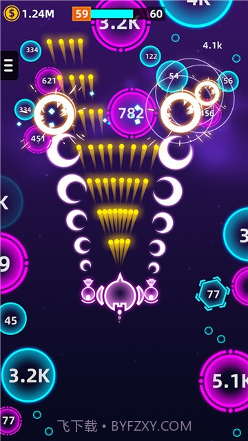 霓虹防塔消灭数字病毒截图4 霓虹防塔消灭数字病毒截图4