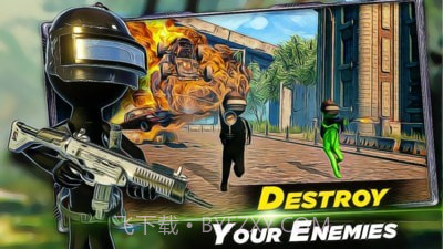 火柴人生存射击截图3