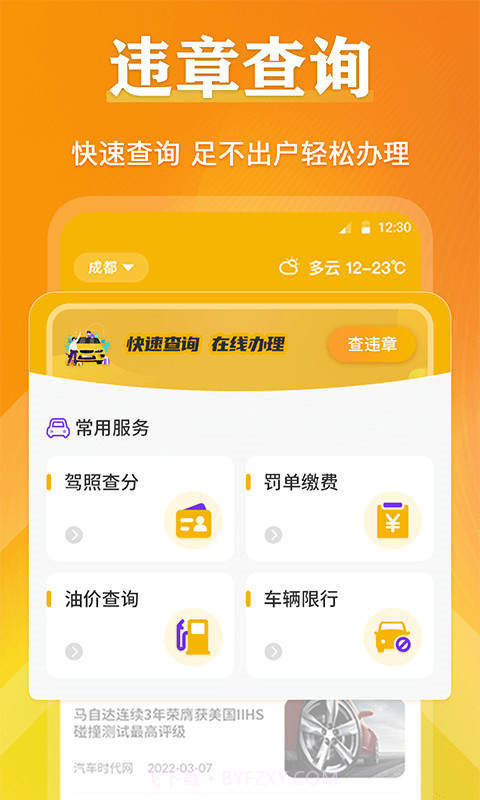 交通违章查询助手截图1 交通违章查询助手截图1