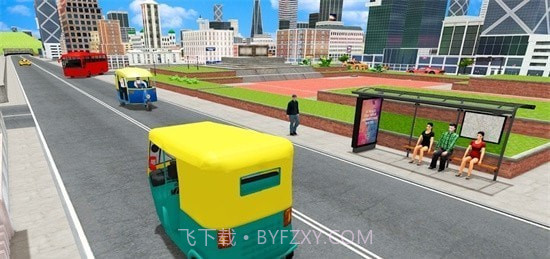 驾驶人力车运输模拟截图1