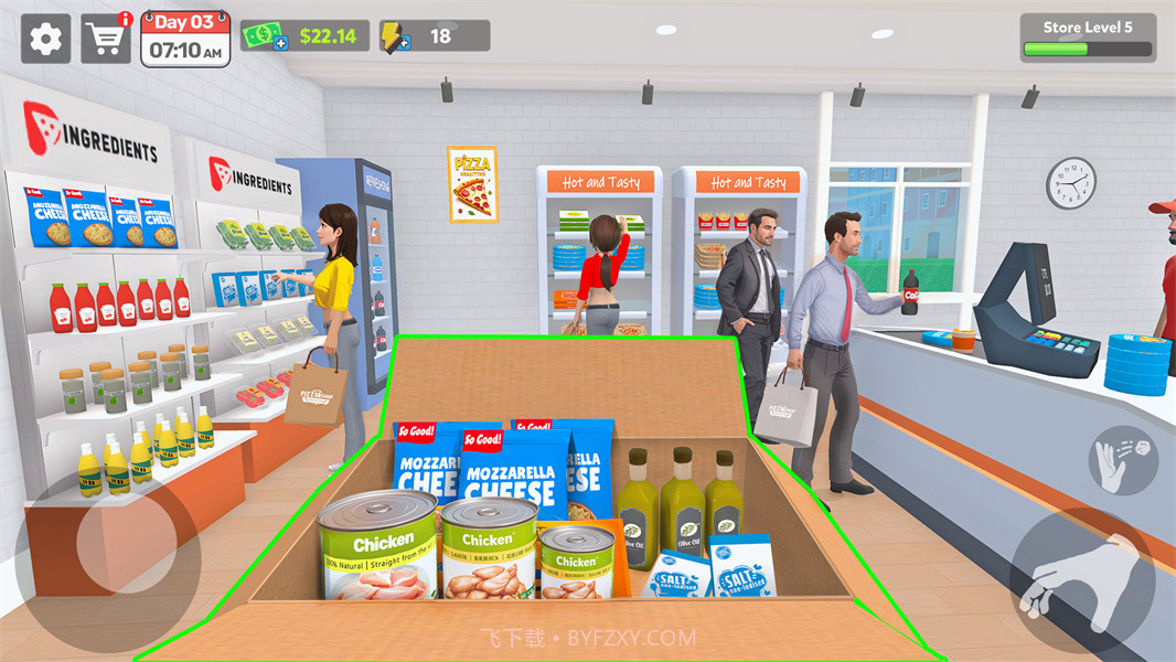 披萨店模拟器3D免广告版截图2 披萨店模拟器3D免广告版截图2