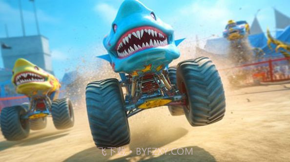 怪物头卡车竞速截图3