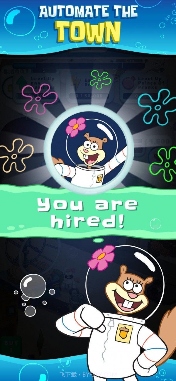 海绵宝宝的闲置冒险截图1