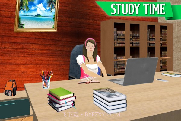 虚拟女学生模拟器截图2 虚拟女学生模拟器截图2