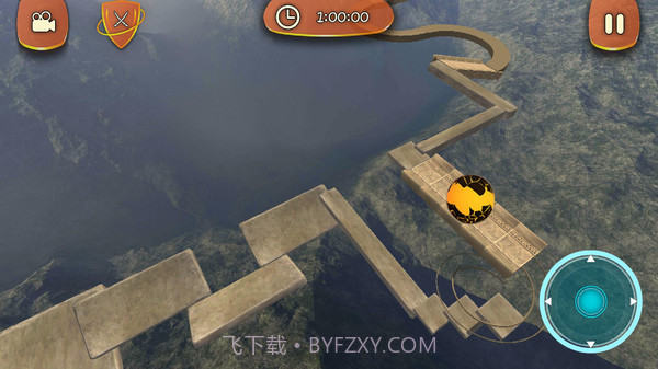 3D滚动平衡球游戏截图3