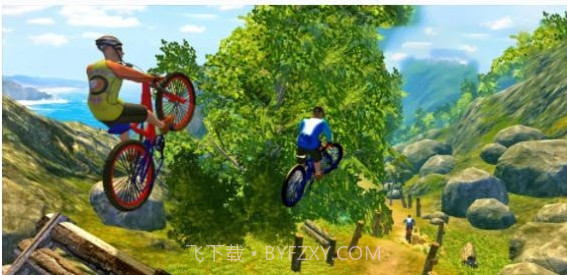 3D模拟自行车越野赛截图2