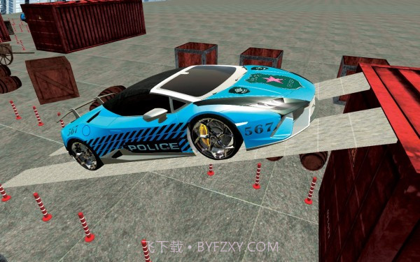 警察停车场驾驶截图2
