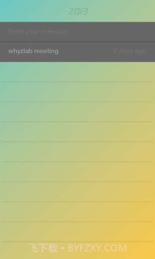 滑动日历 Flip Calendar截图4 滑动日历 Flip Calendar截图4