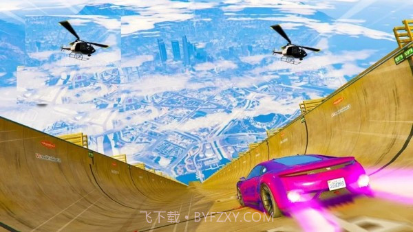 炫酷坡道赛车截图2