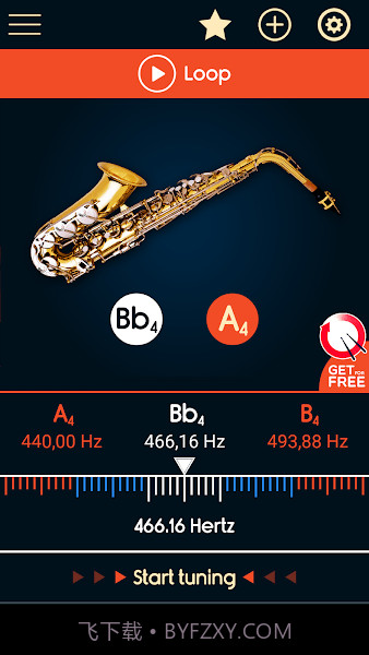 Master Saxophone Tuner截图2