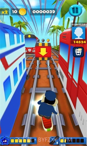 地铁跑酷蜡笔小新版截图3 地铁跑酷蜡笔小新版截图3