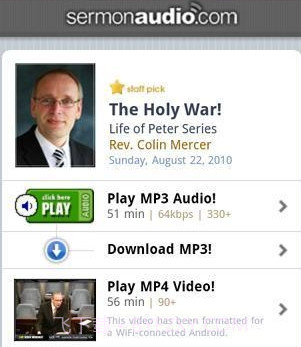 SermonAudio的Android版截图2 SermonAudio的Android版截图2