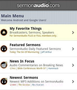 SermonAudio的Android版截图3 SermonAudio的Android版截图3