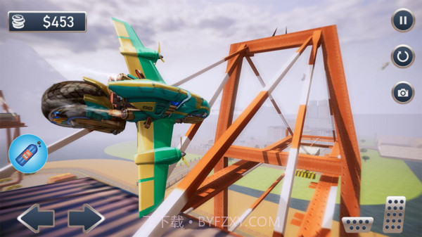 摩托车飞行模拟器手游截图4 摩托车飞行模拟器手游截图4