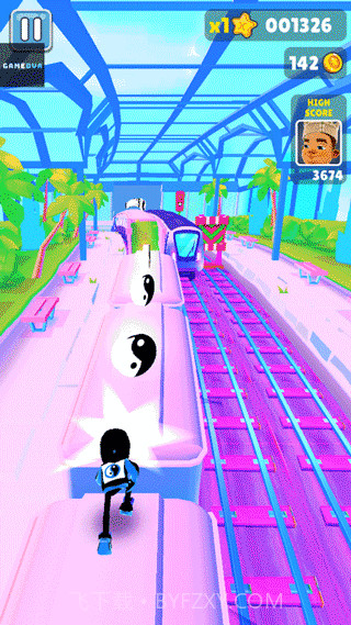 地铁跑酷太极之路魔改版截图1