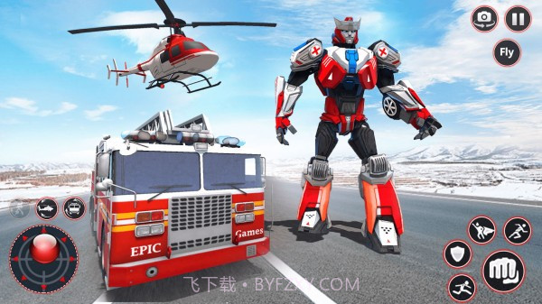 飞行消防员机器人截图1