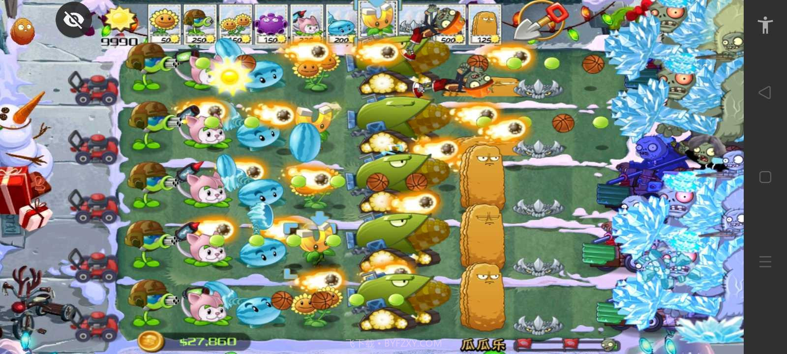 PvZTv雪触控版截图1 PvZTv雪触控版截图1