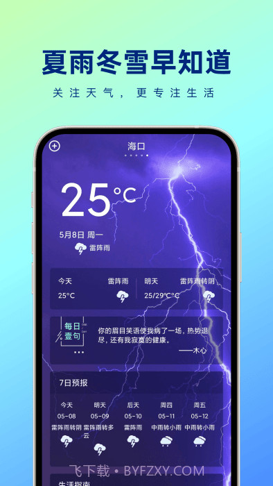 夏雨冬雪早知道天气截图2 夏雨冬雪早知道天气截图2