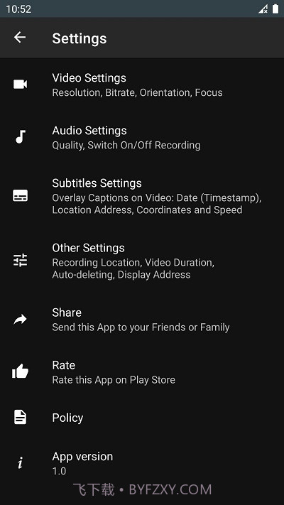DroidDashcam行车记录仪截图2