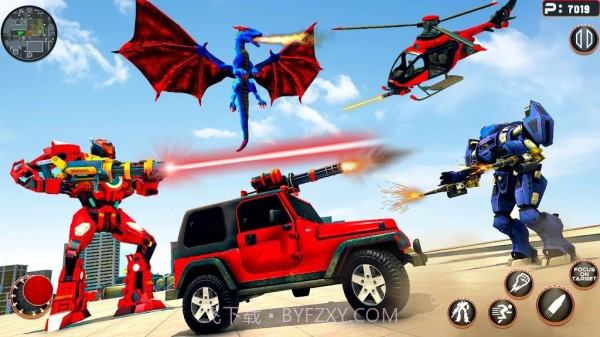 应急消防机器人3D截图2