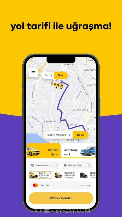 土耳其bitaksi打车截图2