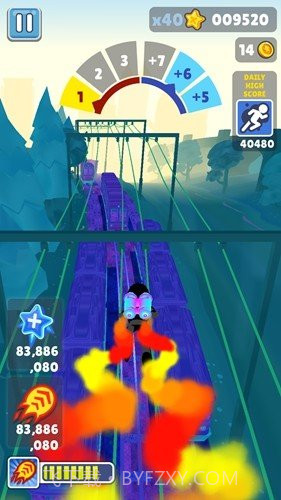 地铁跑酷外网拖尾杰克截图1