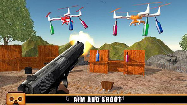 VR射击瓶子训练APP截图2