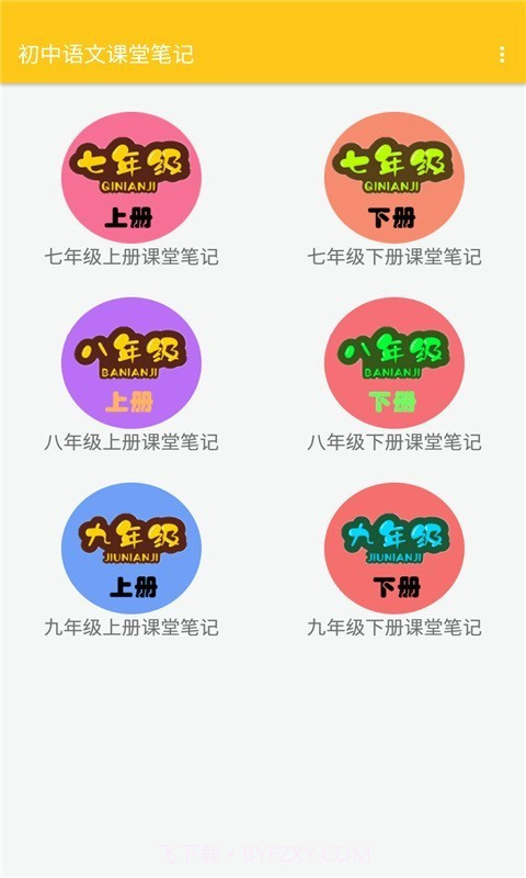 初中语文课堂笔记最新版截图1