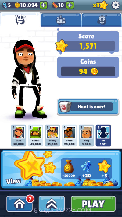 地铁跑酷黑色金币版截图1 地铁跑酷黑色金币版截图1