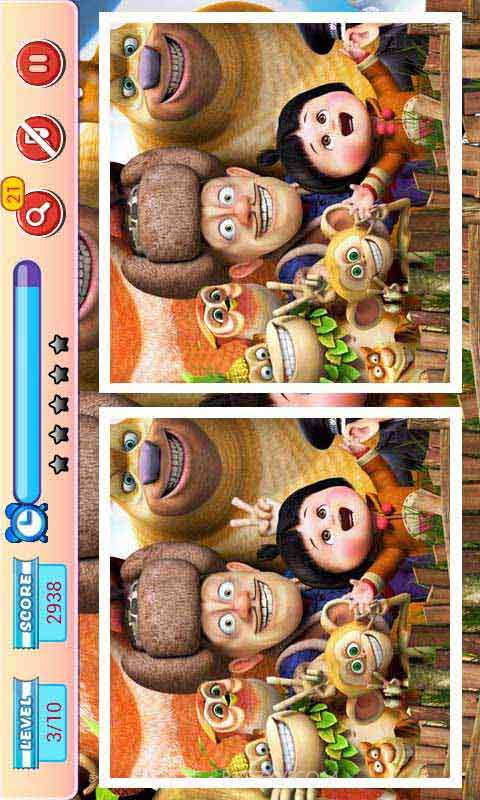 熊出没之儿童益智找茬截图3 熊出没之儿童益智找茬截图3