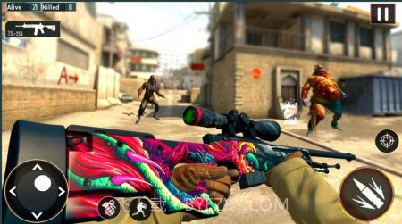 城市僵尸生存狙击射击截图2