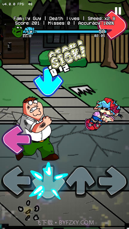 FNF击败黑暗皮卡截图1