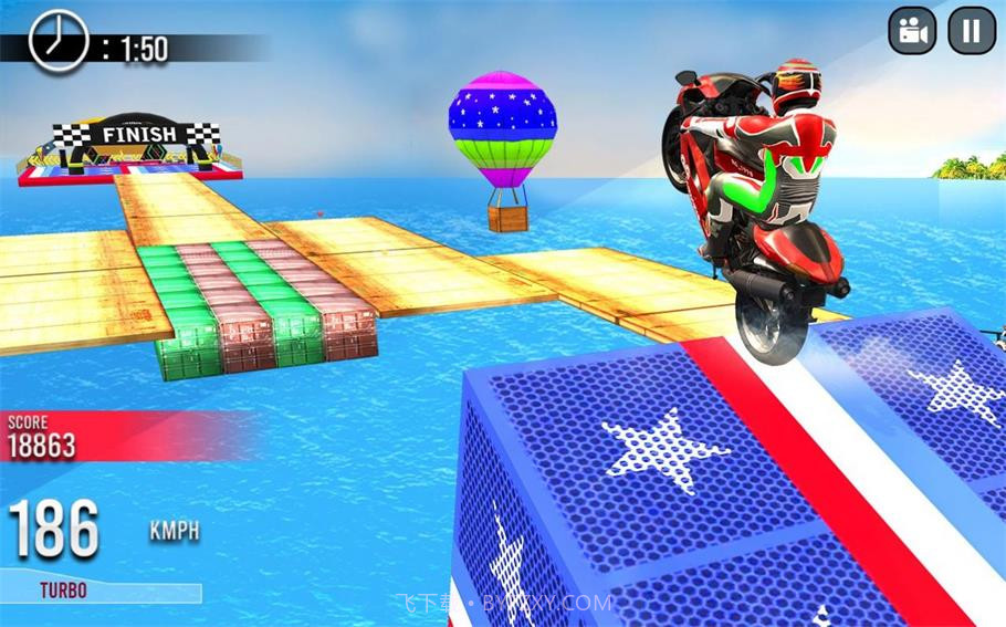 蜘蛛侠摩托车特技截图1