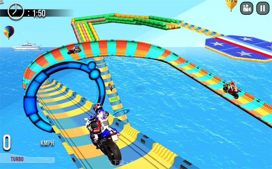 蜘蛛侠摩托车特技截图3